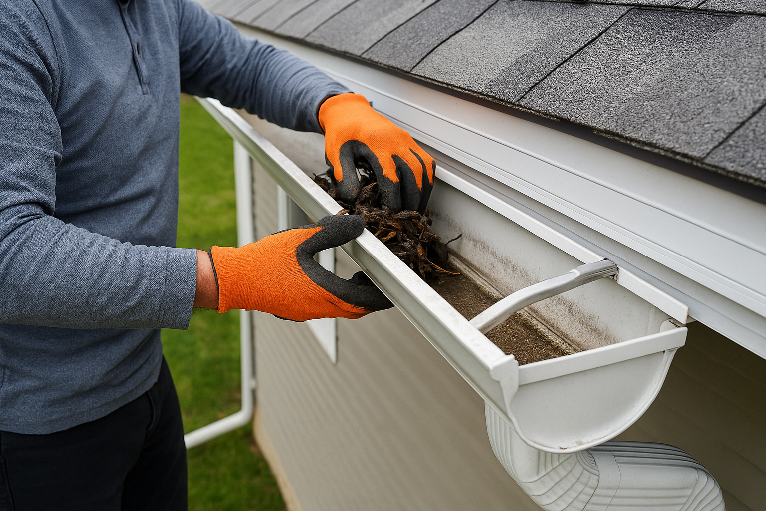 Eavestrough Cleaning & Repair